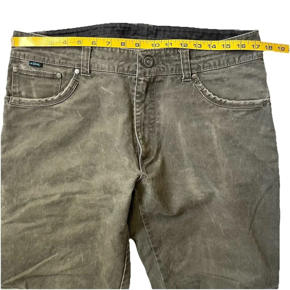 Kuhl RYDR Pants Mens 34 X 32 Vintage Patina Dye Ryder Gray Hiking Outdoors Work